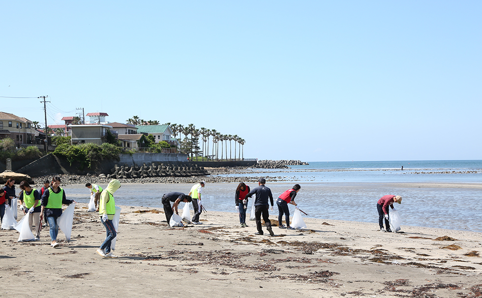 Kamakura Beach Cleanup